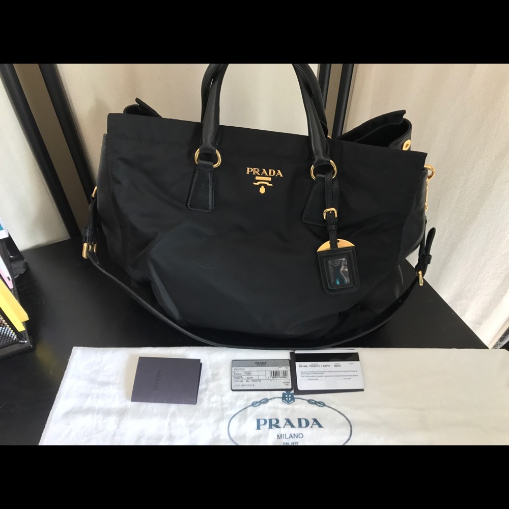 Prada Shopping Tote (Nero)